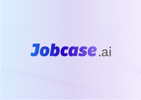 Jobcase.ai platform interface showing AI-powered recruitment and workforce solutions